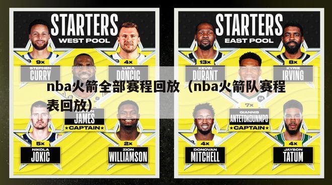 nba火箭全部赛程回放（nba火箭队赛程表回放）-第1张图片-足球直播_足球免费在线高清直播_足球视频在线观看无插件-24直播网