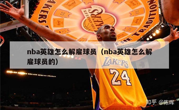 nba英雄怎么解雇球员（nba英雄怎么解雇球员的）-第1张图片-足球直播_足球免费在线高清直播_足球视频在线观看无插件-24直播网