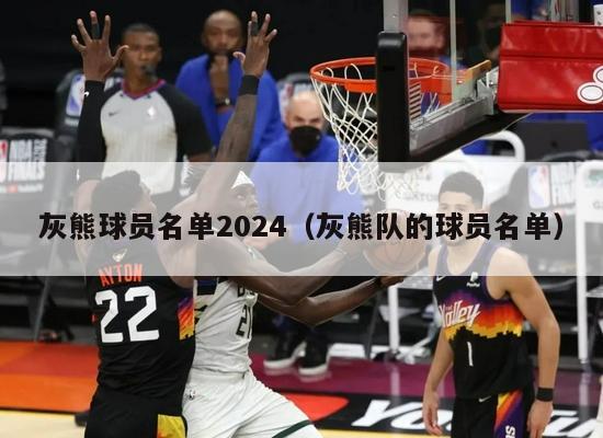 灰熊球员名单2024（灰熊队的球员名单）-第1张图片-足球直播_足球免费在线高清直播_足球视频在线观看无插件-24直播网