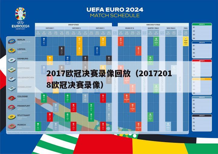 2017欧冠决赛录像回放（20172018欧冠决赛录像）-第1张图片-足球直播_足球免费在线高清直播_足球视频在线观看无插件-24直播网