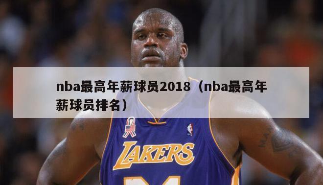 nba最高年薪球员2018（nba最高年薪球员排名）-第1张图片-足球直播_足球免费在线高清直播_足球视频在线观看无插件-24直播网