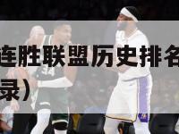 nba开赛季连胜联盟历史排名（nba历史各队连败纪录）-第1张图片-足球直播_足球免费在线高清直播_足球视频在线观看无插件-24直播网