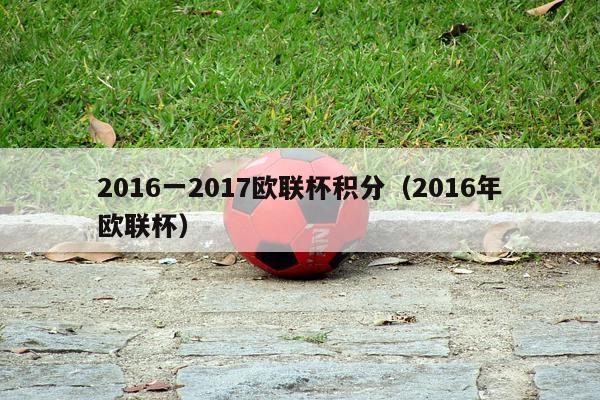 2016一2017欧联杯积分（2016年欧联杯）-第1张图片-足球直播_足球免费在线高清直播_足球视频在线观看无插件-24直播网