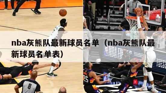 nba灰熊队最新球员名单（nba灰熊队最新球员名单表）-第1张图片-足球直播_足球免费在线高清直播_足球视频在线观看无插件-24直播网