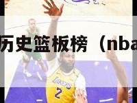 nba总决赛历史篮板榜（nba总决赛篮板记录）-第1张图片-足球直播_足球免费在线高清直播_足球视频在线观看无插件-24直播网