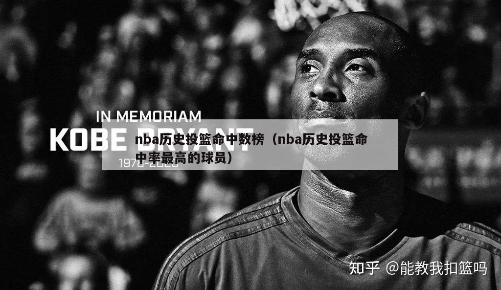 nba历史投篮命中数榜（nba历史投篮命中率最高的球员）-第1张图片-足球直播_足球免费在线高清直播_足球视频在线观看无插件-24直播网