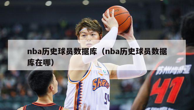 nba历史球员数据库（nba历史球员数据库在哪）-第1张图片-足球直播_足球免费在线高清直播_足球视频在线观看无插件-24直播网