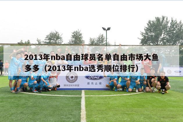 2013年nba自由球员名单自由市场大鱼多多（2013年nba选秀顺位排行）-第1张图片-足球直播_足球免费在线高清直播_足球视频在线观看无插件-24直播网