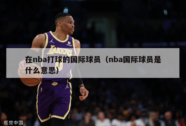 在nba打球的国际球员（nba国际球员是什么意思）-第1张图片-足球直播_足球免费在线高清直播_足球视频在线观看无插件-24直播网