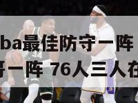 字母哥领衔nba最佳防守一阵（最佳防守阵容公布字母哥一阵 76人三人在列）-第1张图片-足球直播_足球免费在线高清直播_足球视频在线观看无插件-24直播网