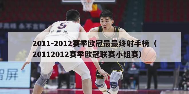 2011-2012赛季欧冠最最终射手榜（20112012赛季欧冠联赛小组赛）-第1张图片-足球直播_足球免费在线高清直播_足球视频在线观看无插件-24直播网