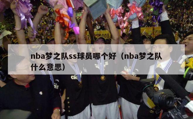 nba梦之队ss球员哪个好（nba梦之队什么意思）-第1张图片-足球直播_足球免费在线高清直播_足球视频在线观看无插件-24直播网