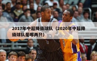 2017年中超降级球队（2020年中超降级球队是哪两只）