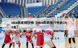 nba历史排行榜（nba历史排行榜前100名）