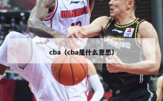 cba（cba是什么意思）