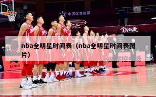 nba全明星时间表（nba全明星时间表图片）