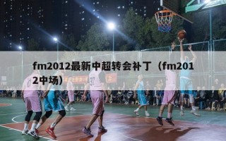 fm2012最新中超转会补丁（fm2012中场）