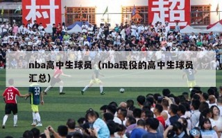 nba高中生球员（nba现役的高中生球员汇总）