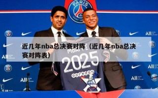 近几年nba总决赛对阵（近几年nba总决赛对阵表）