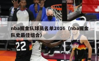 nba掘金队球员名单2016（nba掘金队史最佳组合）