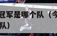 今年nba总冠军是哪个队（今年nba总冠军是哪支球队）