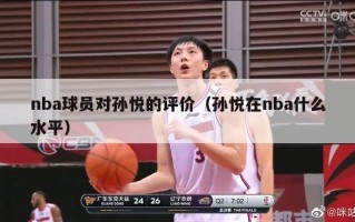 nba球员对孙悦的评价（孙悦在nba什么水平）