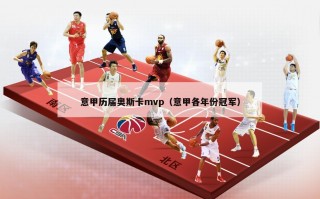 意甲历届奥斯卡mvp（意甲各年份冠军）