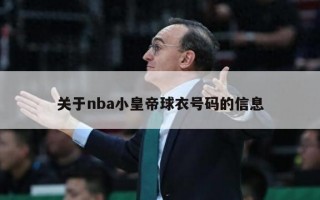 关于nba小皇帝球衣号码的信息