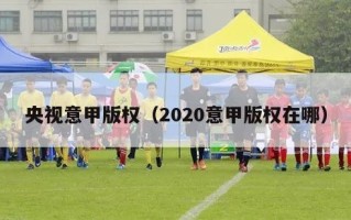 央视意甲版权（2020意甲版权在哪）