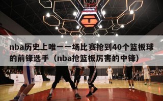 nba历史上唯一一场比赛抢到40个篮板球的前锋选手（nba抢篮板厉害的中锋）