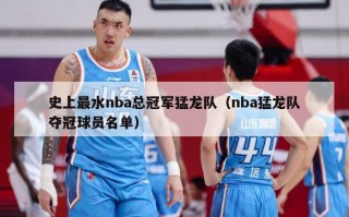 史上最水nba总冠军猛龙队（nba猛龙队夺冠球员名单）