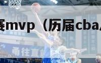 cba总决赛mvp（历届cba总决赛mvp）