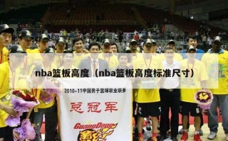 nba篮板高度（nba篮板高度标准尺寸）