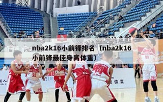 nba2k16小前锋排名（nba2k16小前锋最佳身高体重）