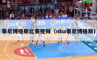 蒂尼博格斯比赛视频（nba蒂尼博格斯）