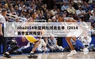 nba2014年篮网队球员名单（2014赛季篮网阵容）