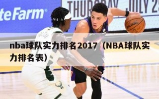 nba球队实力排名2017（NBA球队实力排名表）