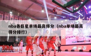 nba各巨星单场最高得分（nba单场最高得分排行）