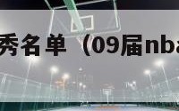 09nba选秀名单（09届nba选秀排名）