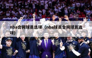 nba合同球员选项（nba球员合同球员选项）