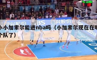 小小加索尔能进nba吗（小加索尔现在在哪个队了）