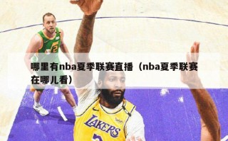 哪里有nba夏季联赛直播（nba夏季联赛在哪儿看）