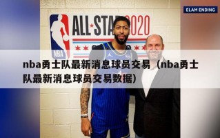 nba勇士队最新消息球员交易（nba勇士队最新消息球员交易数据）