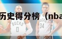 nba总决赛历史得分榜（nba总决赛历史记录）