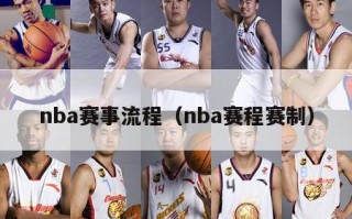 nba赛事流程（nba赛程赛制）