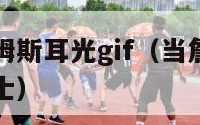 考辛斯打詹姆斯耳光gif（当詹姆斯听到考辛斯加盟勇士）