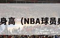 nba球员身高（NBA球员身高体重）