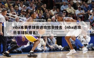 nba本赛季球员进攻效率排名（nba进攻效率球队排名）