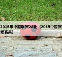 2015年中超联赛28轮（2015中超赛程赛果）