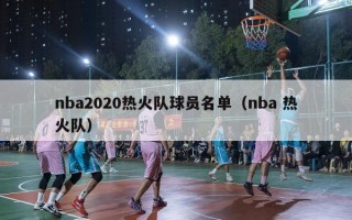 nba2020热火队球员名单（nba 热火队）